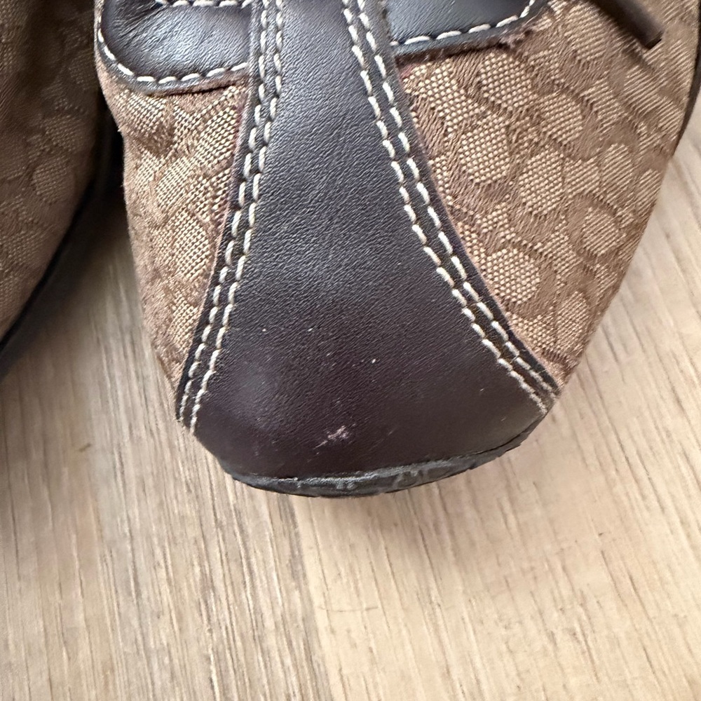 Coach Men's Brown Patterned Sneakers - Picture 7 of 8